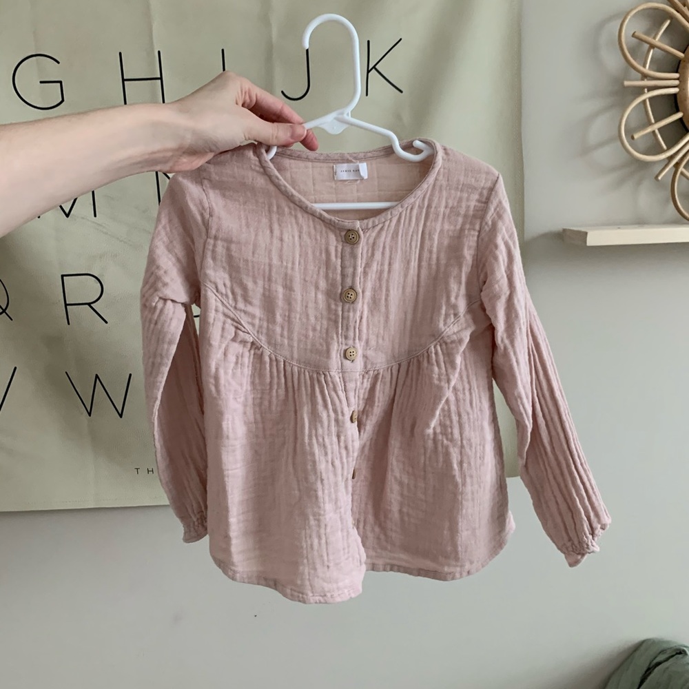 Blush cotton Muslin top